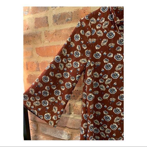 Mango 70s Style Floral Mini Dress - Picture 4 of 6